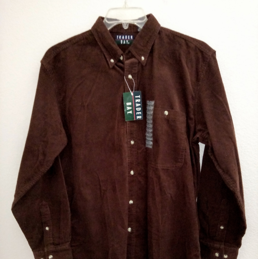 New. Mens' Corduroy shirt.